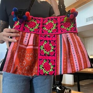 Colorful Embroidered Bohemian Bag